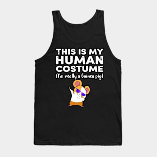 This My Human Costume I’m Really Guinea Pig Halloween (20) Tank Top